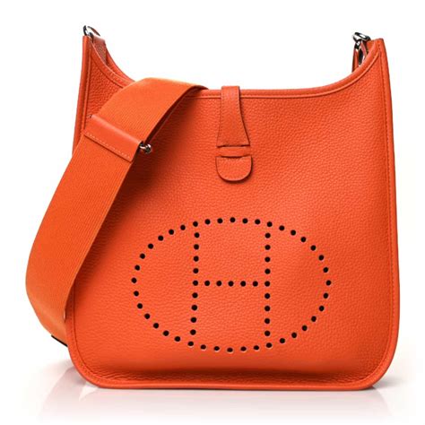 hermes taschen evelyn|hermes evelyne price guide.